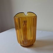 Vintage amber polycarbonate jug