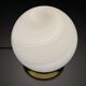 Vintage table lamp in white Murano glass, Italy, 1970s.