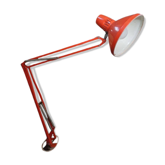 Vintage orange architect lamp 1960/70