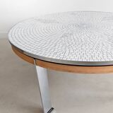 Mosaic coffee table by Berthold Müller Oerlinghausen 1960s