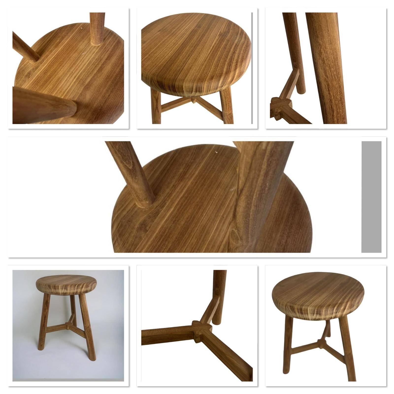 Teak wood stool