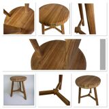 Tabouret en bois de teck