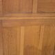Vintage oak sideboard with sentry boxes and mirror