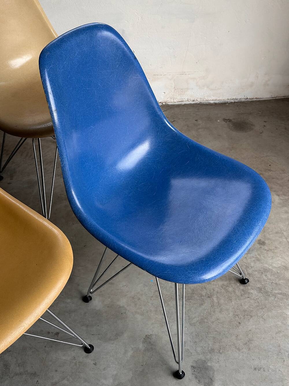 Set of 5 DSR chairs, Charles & Ray Eames, Herman Miller, 70s edition