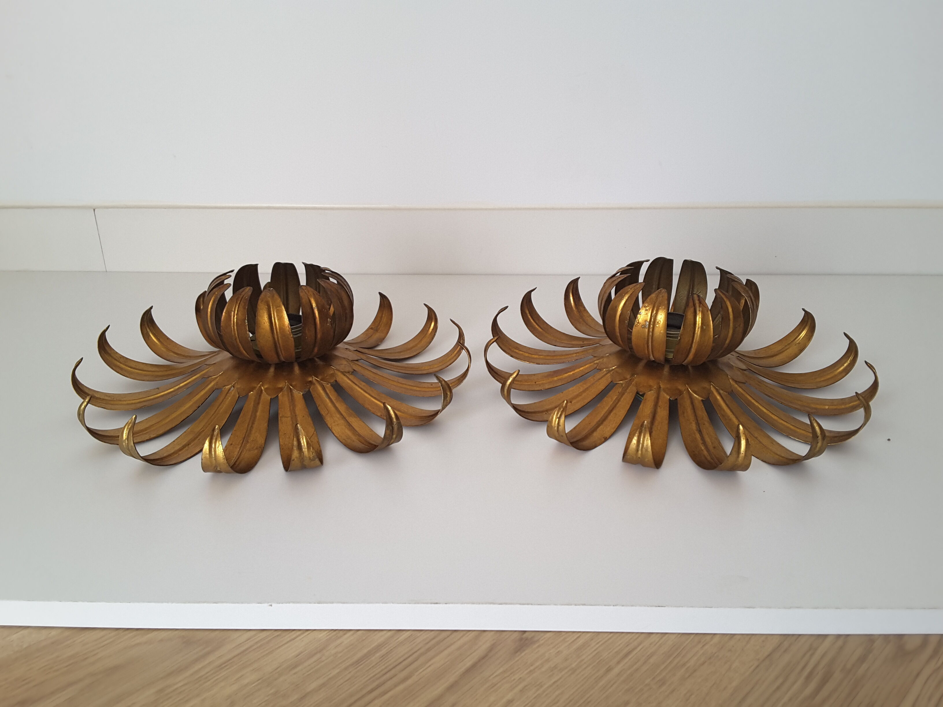 Vintage flower sconces