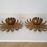 Vintage flower sconces