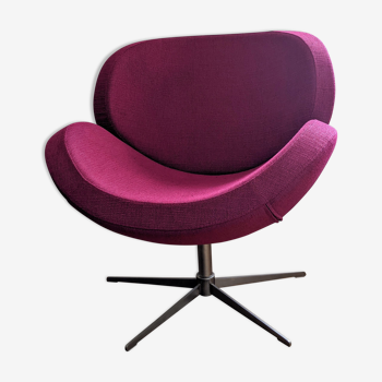 Armchair SCHELLY BoConcept contemporary design fabric VERONA purple