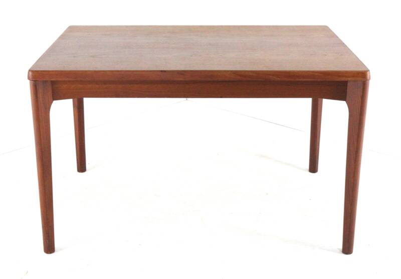 Table à manger rectangulaire extensible en teck de Henning Kjaernulf pour Vejle