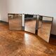 Vintage barber's triptych mirror