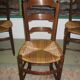 Chaises esprit provençal en frênefFin XIXe