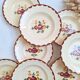 Longchamp Agen pattern soup plates