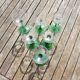 6 old white wine glasses from Alsace