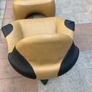 Armchair and Ottoman model "Poggiapiede Hal" - Marc Sadler - 1997