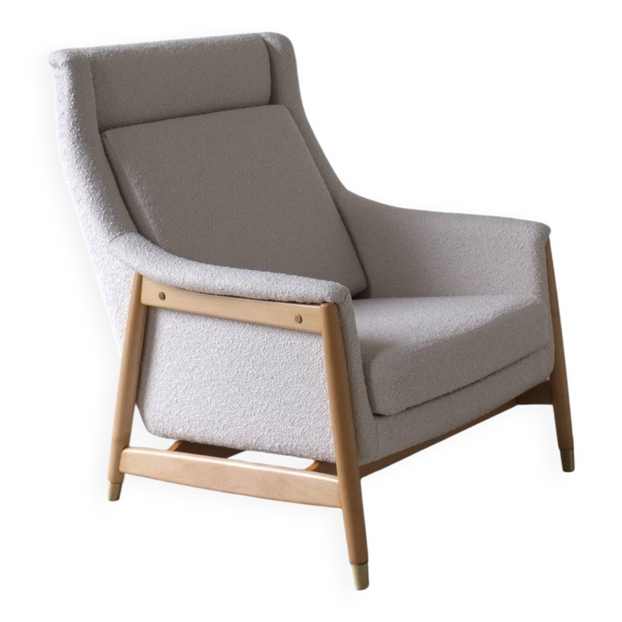 Chaise longue Folke Ohlsson pour Duxello | Suède | années 1950