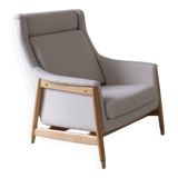 Chaise longue Folke Ohlsson pour Duxello | Suède | années 1950