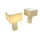 Pair of Wooden Living Room Table Lamps
