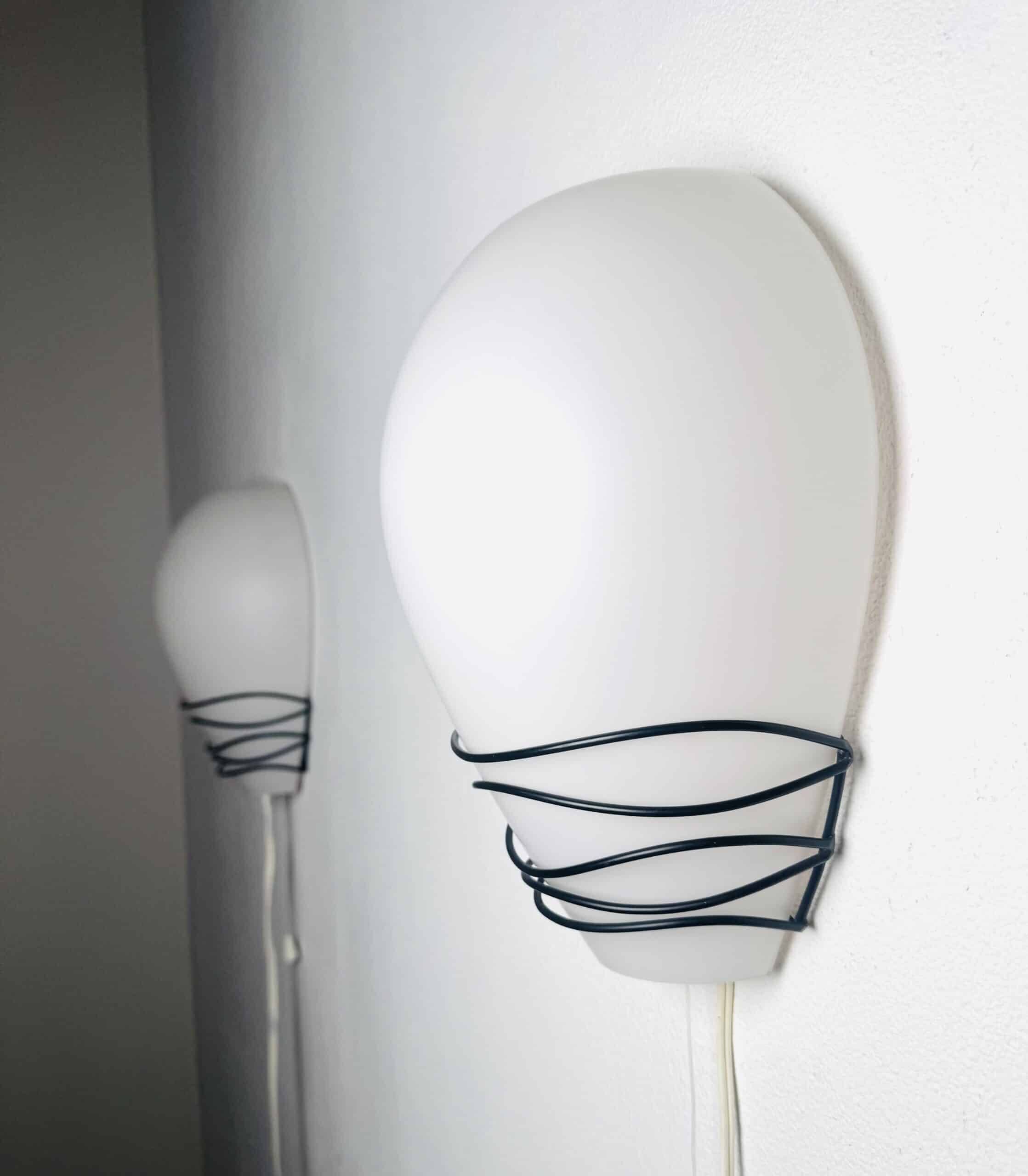 Model Nx20 Wall Lamps By Louis Kalff For Philips, The Netherlands 1950S