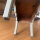 Table basse vintage en chêne, forme libre