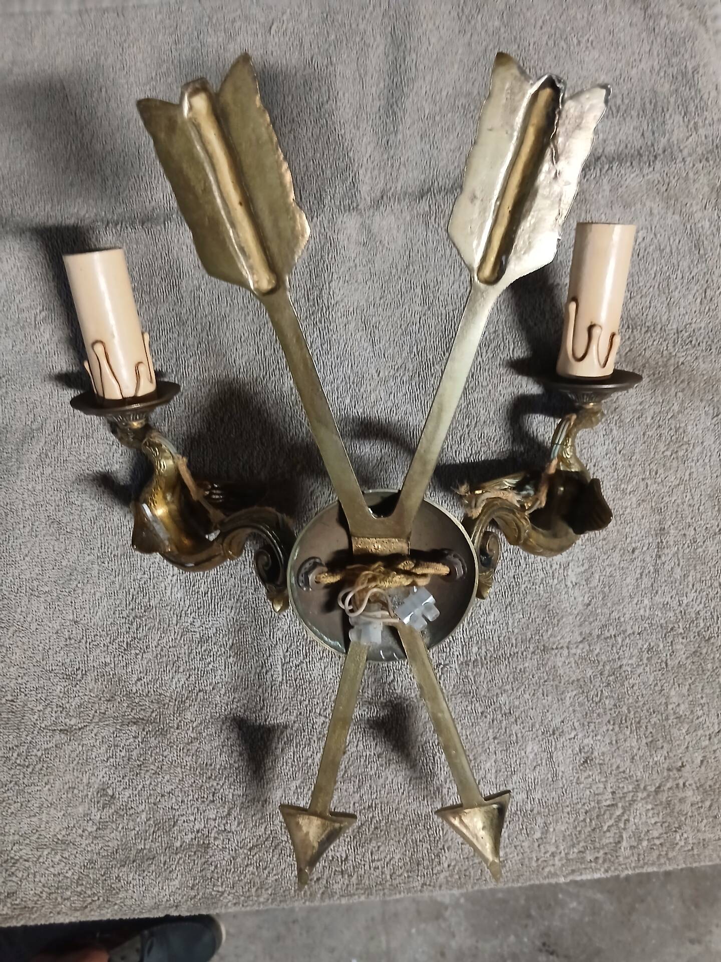 Pair of Empire style wall sconces