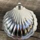 Metal shell butter dish
