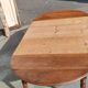 Table 6 pieds louis philippe noyer 2m25