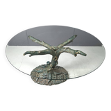 Vintage sculptural tree dining table, 1970s