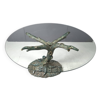 Vintage sculptural tree dining table, 1970s