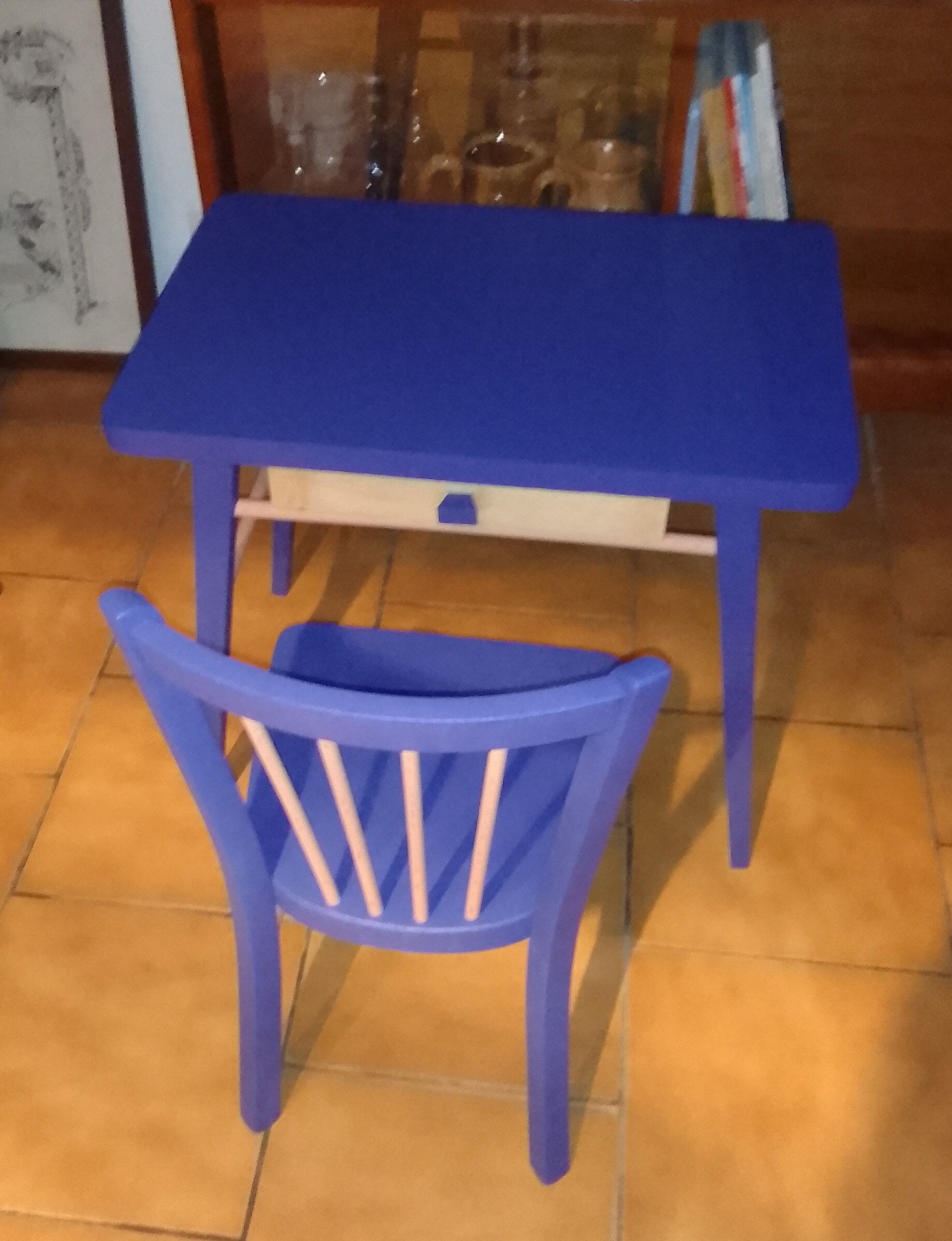 Desk children's chair baumann 1960