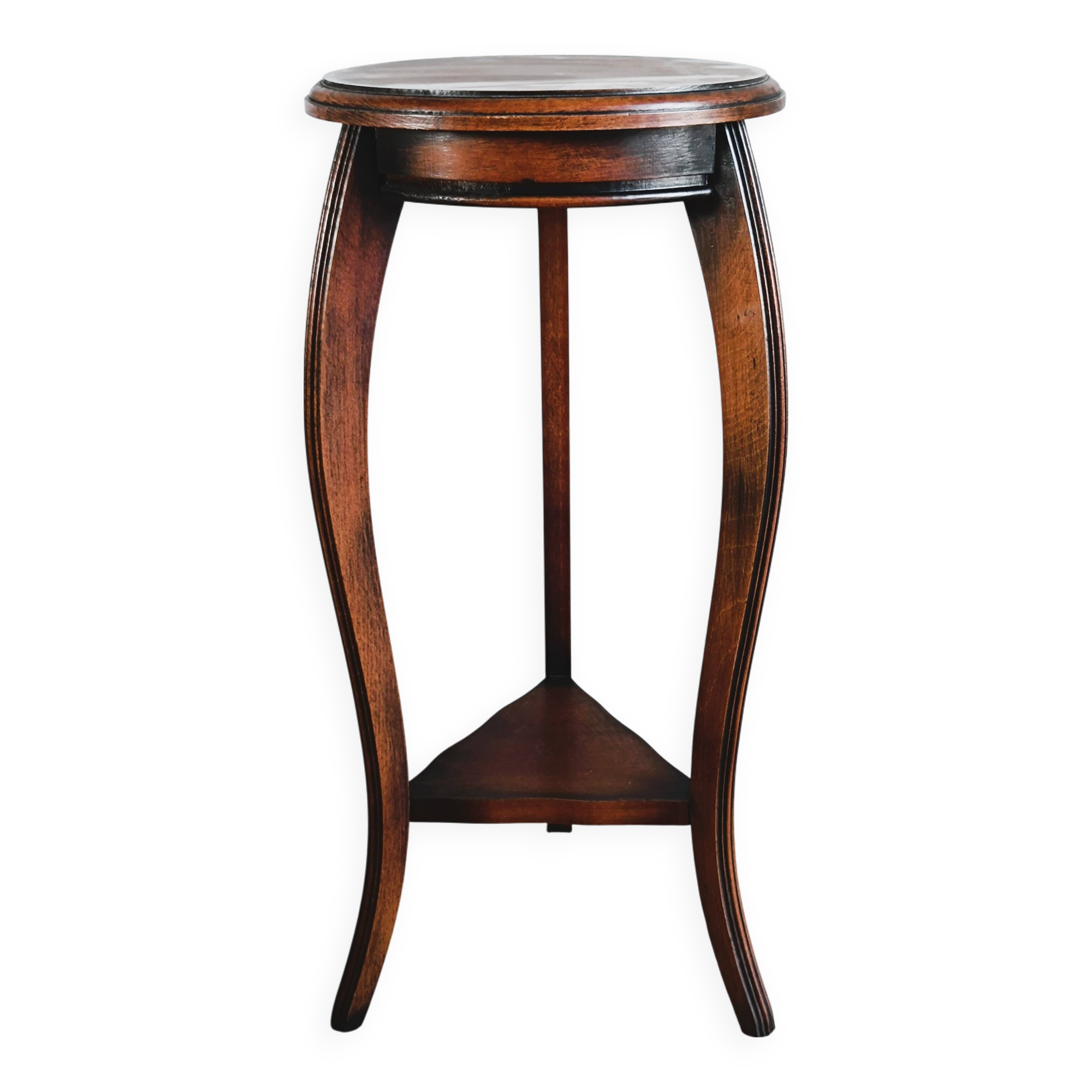 Small solid wood stool