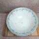 Antique large salad bowl from Saint-Amand, Argenton model in ironstone.