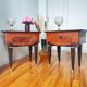 Paire de tables de chevet vintage