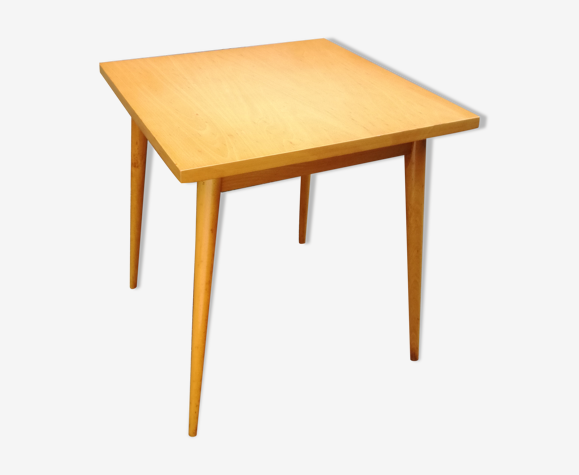 Square beech table