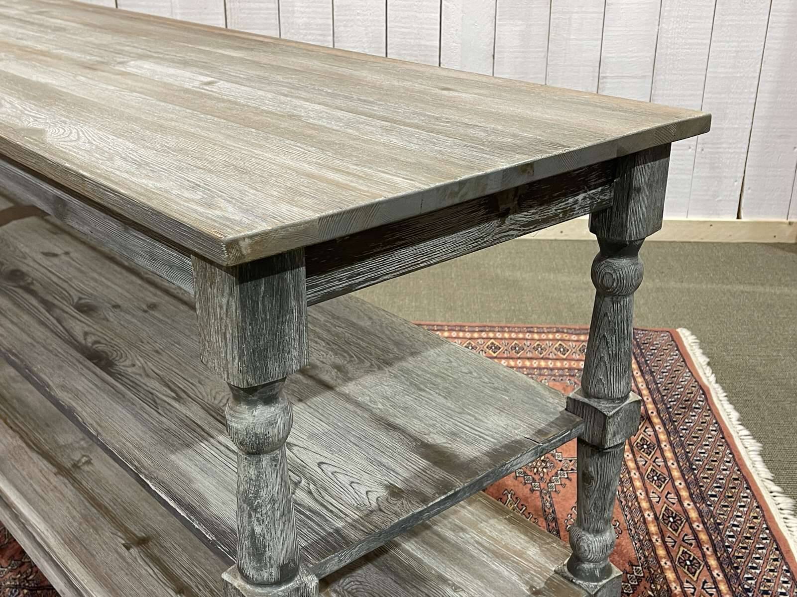 20th century draper's table in fir