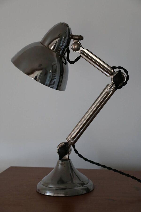 Paire de lampes Super Chrome 1930