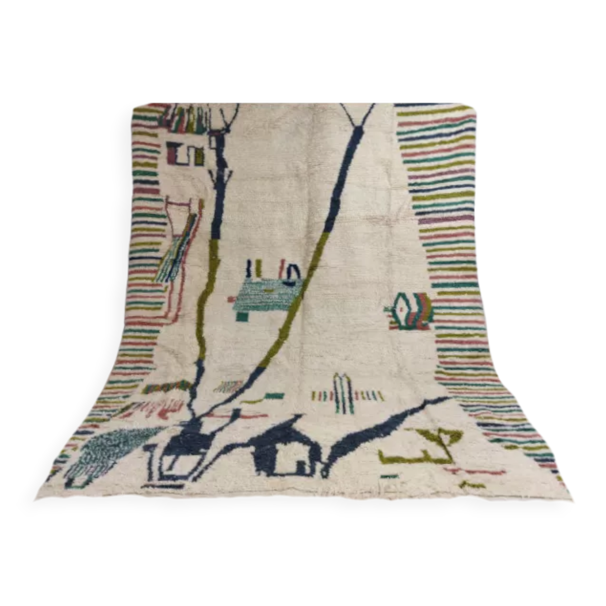 Moroccan Berber Rug 340x285cm