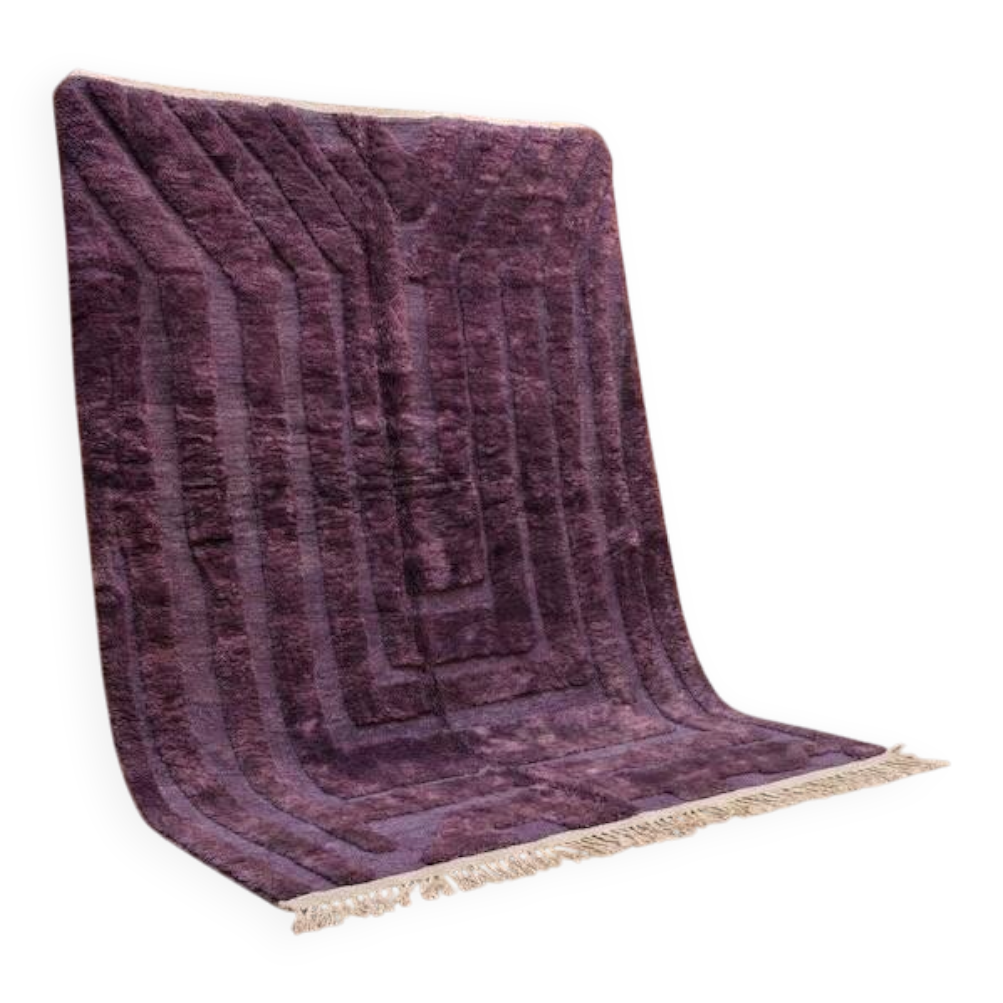 Handwoven traditional pure wool rug size 1.5/2.5 m