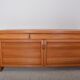 Vintage solid elm sideboard by Pierre Chapo, model R08