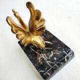 Book-clamps swans art deco