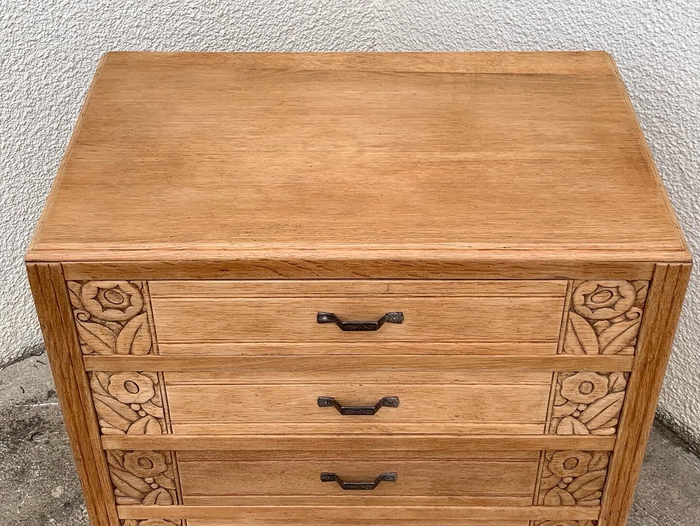 Commode Art déco chêne massif 1920