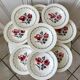 Set of 9 hollow plates Digoin Sarreguemines model "Cannes"
