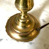 Pair of brass bedside lamps