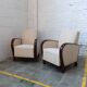 Ensemble de 2 fauteuils Art Déco hongrois