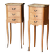 Adorable pair of wood veneer bedside tables. Excellent condition.