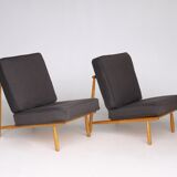 Mid-century domus lounge chairs by alf svensson for dux, 1950s, set of 2