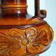 West germany ceramic floor lamp 70s