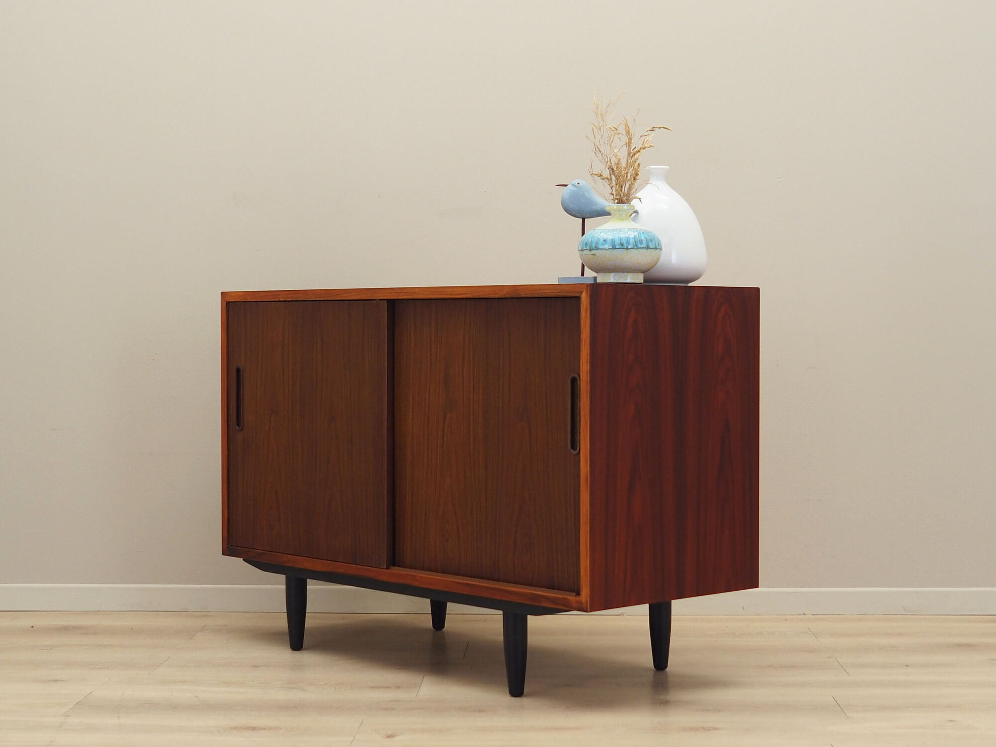 Buffet palissandre, design danois, années 1970, fabrication: Hundevad