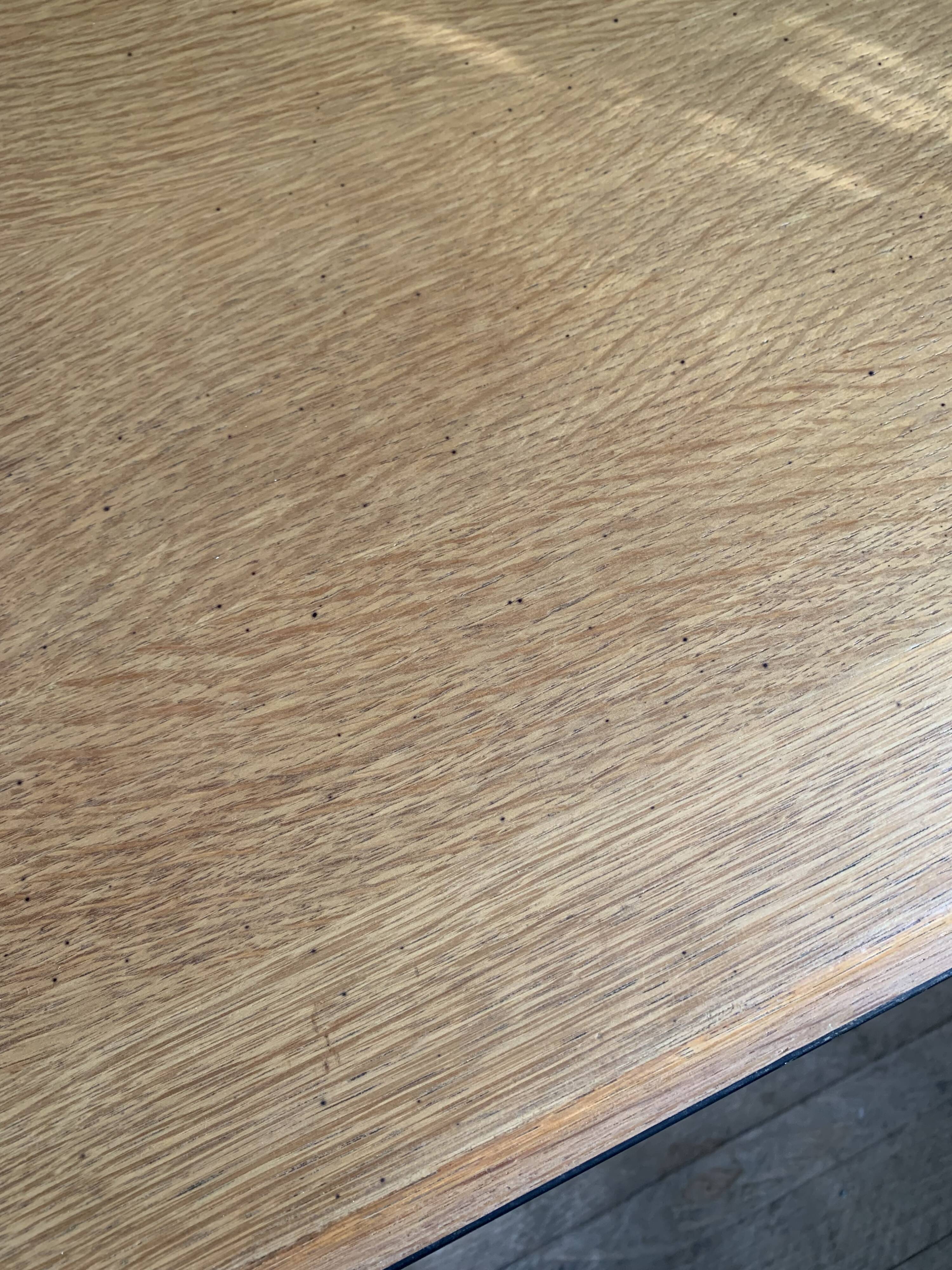 Table rectangulaire vintage en chêne