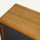 Vintage wooden sideboard with sliding doors – 1960s