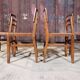 Lot de 4 chaises Pierre Cruege