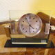 Quartz reclining clock, Swiss movement, WMC brand in its original cabinet